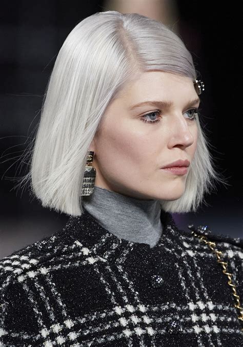 chanel frisuren|Chanel hairstyles fall 2022.